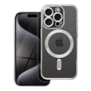 Electro Mag Cover case compatible with MagSafe for IPHONE 15 PRO titanium