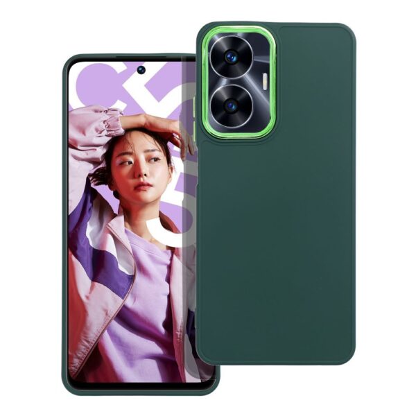 FRAME Case for REALME C55 green