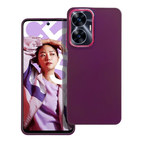 FRAME Case for REALME C55 purple