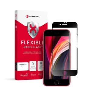 Forcell Flexible Nano Glass 5D for iPhone 7/8/SE 2020 black
