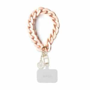 Guess Hand Strap GUOUCBMC4MP (Large Chain Acrylic 4G Charms / pink)