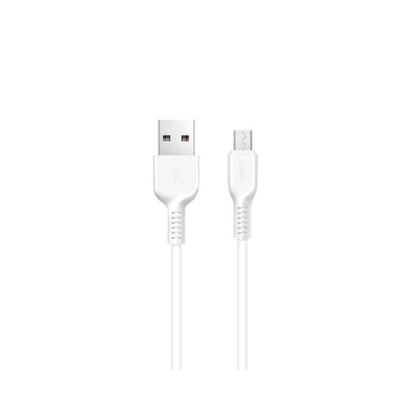 HOCO Flash charging data cable for Micro  X20 2 meter white