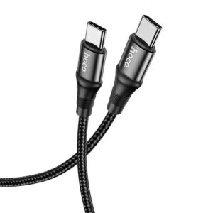 HOCO cable Type C to Type C Exquisito Power Delivery PD 100W X50 2 meter black