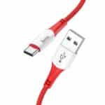 HOCO cable USB  to Type C 3A Ferry X70 1m red