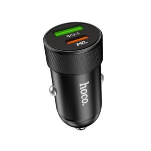 HOCO car charger Type C Power Delivery PD20W  + USB QC3.0 Z32B black