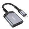 HOCO card reader 2in1 for iPhone Lightning 8-pin UA25 gray
