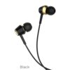 HOCO eaphones Graceful universal with mic M70 black
