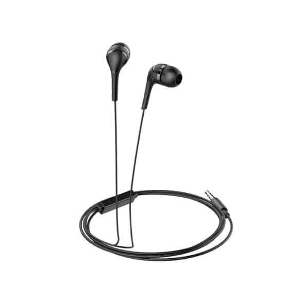 HOCO earphones Drumbeat universal with mic M40 black