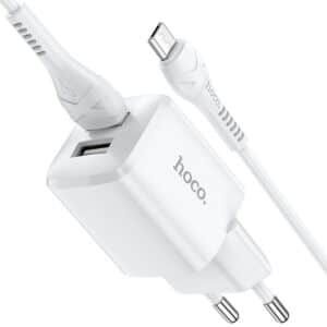 HOCO travel charger 2xUSB + cable for Micro 2