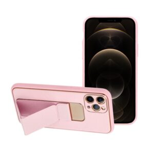 LEATHER Case Kickstand for IPHONE 11 pink