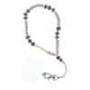 LOVE pendant for the phone / cord length 44cm (22cm in the loop) / on hand - purple