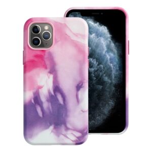 Leather Mag Cover for IPHONE 11 PRO purple splash