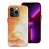 Leather Mag Cover for IPHONE 13 PRO orange splash