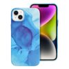 Leather Mag Cover for IPHONE 14 PLUS blue splash