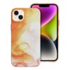 Leather Mag Cover for IPHONE 14 PLUS orange splash