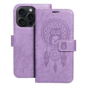 MEZZO Book case for IPHONE 15 Pro dreamcatcher purple