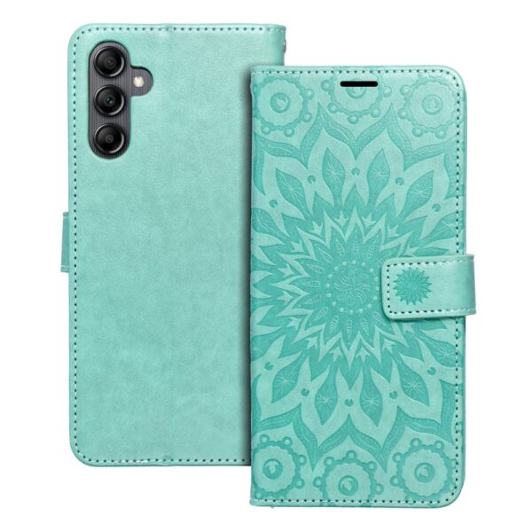 MEZZO Book case for SAMSUNG A14 4G / A14 5G  mandala green