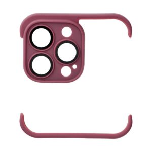 MINI BUMPERS with camera island protection Case for IPHONE 13 PRO cherry