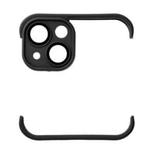 MINI BUMPERS with camera island protection Case for IPHONE 13 black