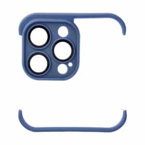 MINI BUMPERS with camera island protection Case for IPHONE 14 PRO MAX blue