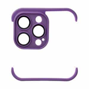 MINI BUMPERS with camera island protection Case for IPHONE 14 PRO MAX dark purple