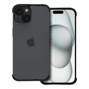 MINI BUMPERS with camera island protection Case for IPHONE 15 black