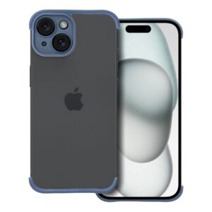 MINI BUMPERS with camera island protection Case for IPHONE 15 blue