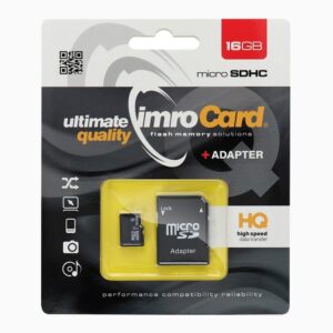 Memory Card Imro microSD 16GB with adapter / Class 10 UHS