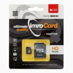 Memory Card Imro microSD 8GB with adapter