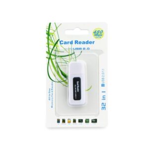 Memory Card Reader USB Titanium Black SDHC/SD / MMC / RS-MMC / Mini-SD(adapter) / Micro SD(adapter) / TF(adapter) / XD / MS / MS DUO / MS PRO DUO 2.0