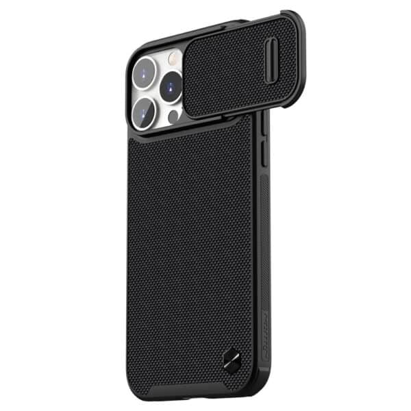 Nillkin Textured S Case iPhone 14 Pro Max cover with camera cover black - 6902048249622 Nillkin Textured S Case iPhone 14 Pro Max cover with camera cover black 1