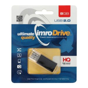 Portable Memory Pendrive Imro Black 8GB
