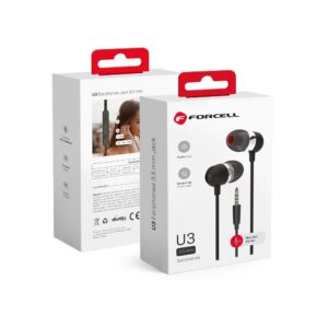 Premium Sound Hi-Fi Earphones Forcell U3 mini jack 3