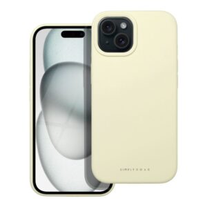 Roar Cloud-Skin Case - for iPhone 15 Light Yellow