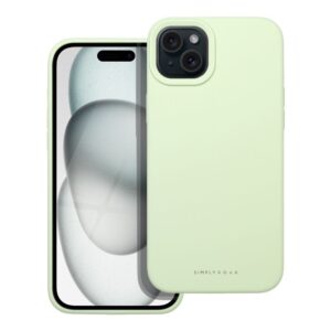 Roar Cloud-Skin Case - for iPhone 15 Plus Light green
