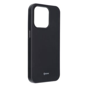 Roar Colorful Jelly Case - for iPhone 15 Pro black