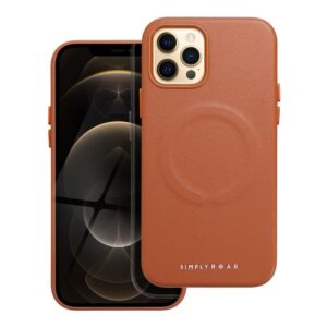 Roar Leather Mag Case - for iPhone 12 Pro Brown
