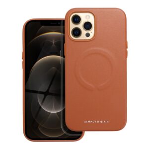 Roar Leather Mag Case - for iPhone 12 Pro Max Brown