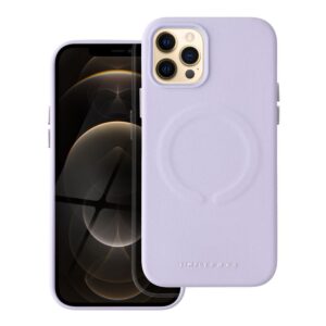 Roar Leather Mag Case - for iPhone 12 Pro purple