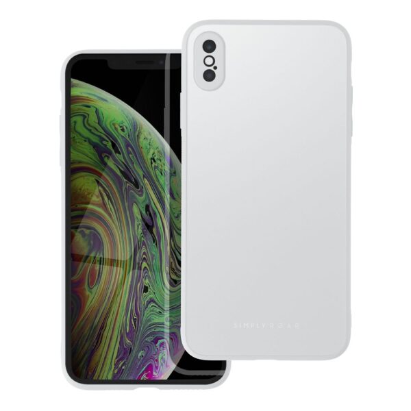 Roar Matte Glass Case  - for iPhone XS Max steel