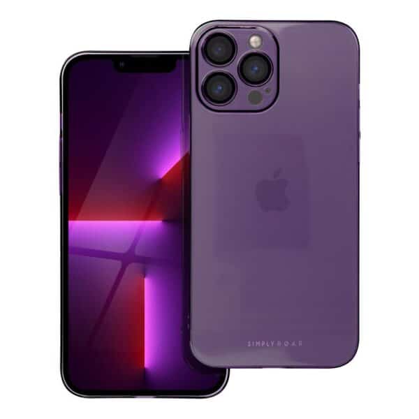Roar Pure Simple Fit Case - for iPhone 13 Pro Max purple