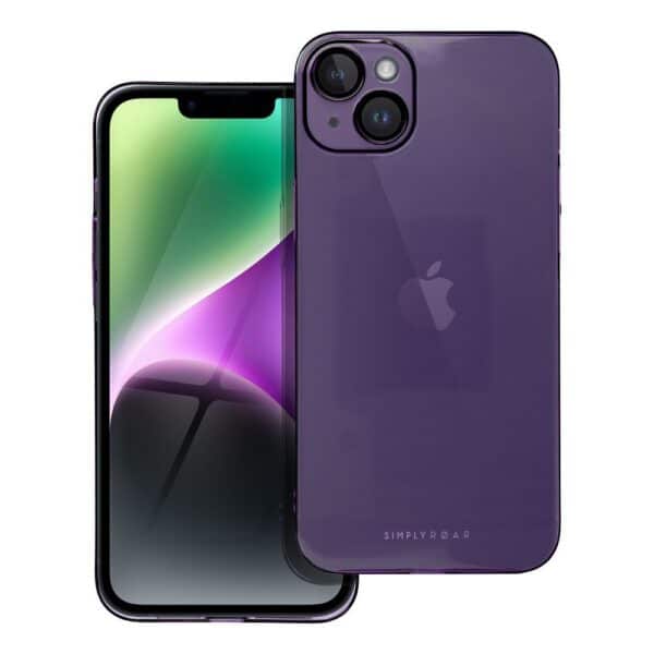 Roar Pure Simple Fit Case - for iPhone 14 Plus purple