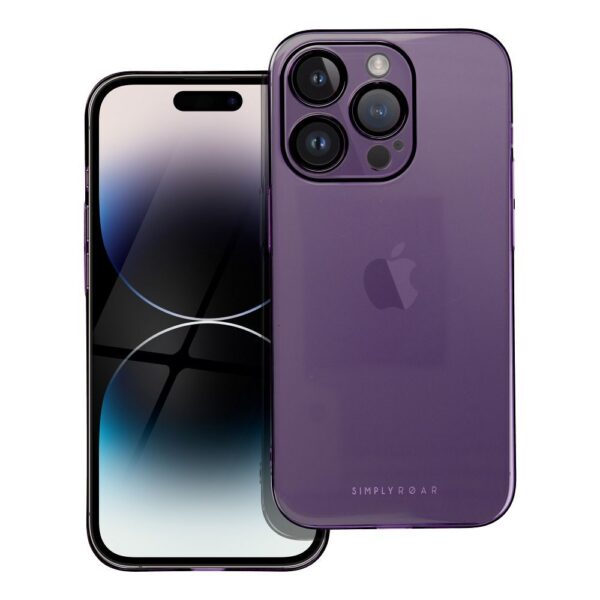 Roar Pure Simple Fit Case - for iPhone 14 Pro purple