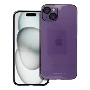 Roar Pure Simple Fit Case - for iPhone 15 Plus purple