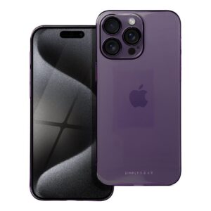 Roar Pure Simple Fit Case - for iPhone 15 Pro Max purple