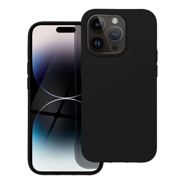 SILICONE Case for IPHONE 14 PRO black