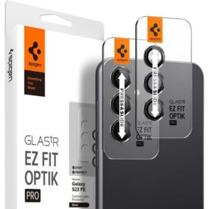 SPIGEN OPTIK.TR ”EZ FIT” Camera Protector 2-pack for SAMSUNG S23 FE black