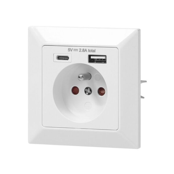 Single socket 2P+Z