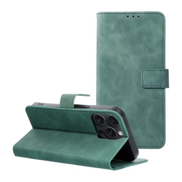 TENDER Book Case for IPHONE 15 Pro Max green
