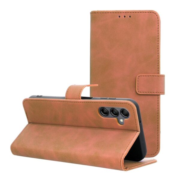 TENDER Book Case for SAMSUNG A14 4G / A14 5G brown